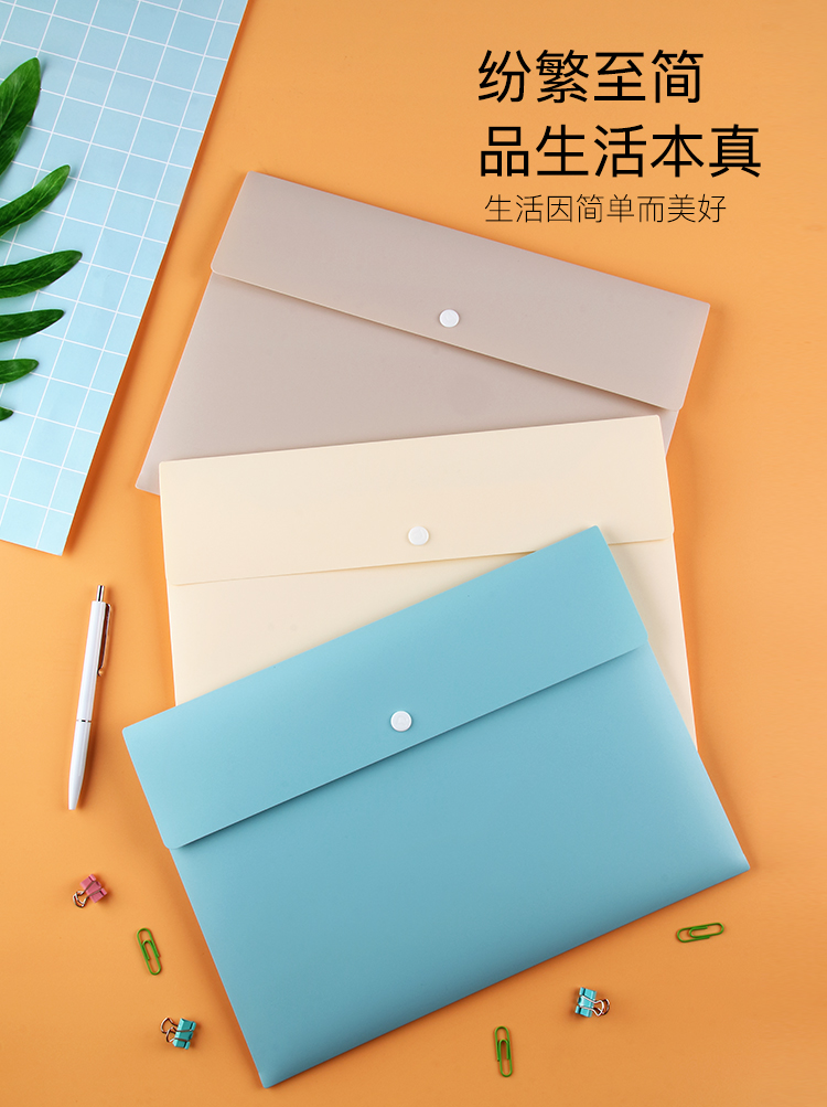 齐心 C338 文件袋 A4