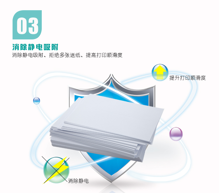 齐心 C3874-5 利捷复印纸70克 A4 