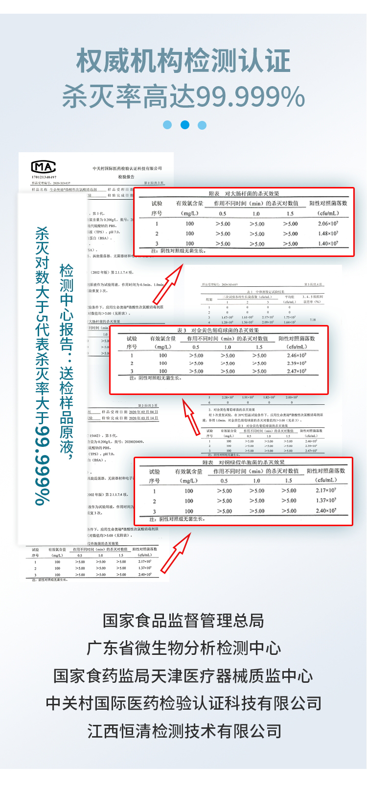 生命奥秘次氯酸消毒液500ml消毒剂喷雾杀菌免洗手不含酒精
