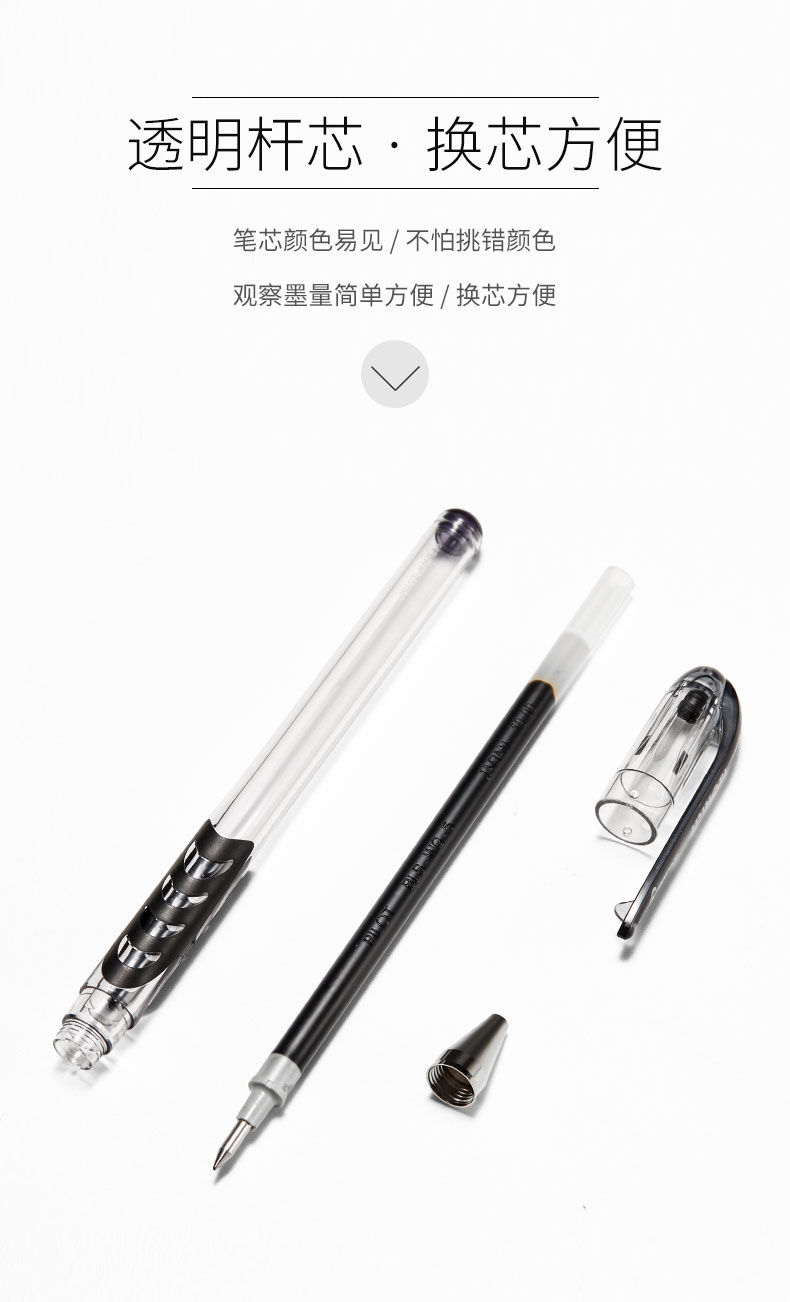 百乐BLS-WG-5中性笔替芯0.5mm