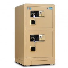 虎牌保险柜家用指纹大型3c认证双门全钢入墙办公密码保险箱86cm