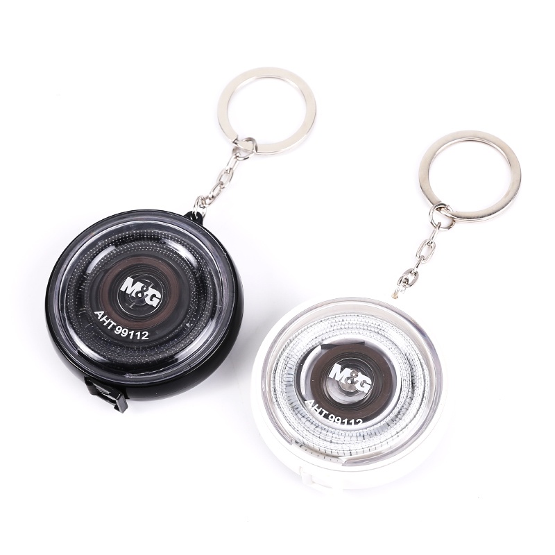 晨光透明皮卷尺便携式尺子皮尺测量工具1.5m长AHT99112