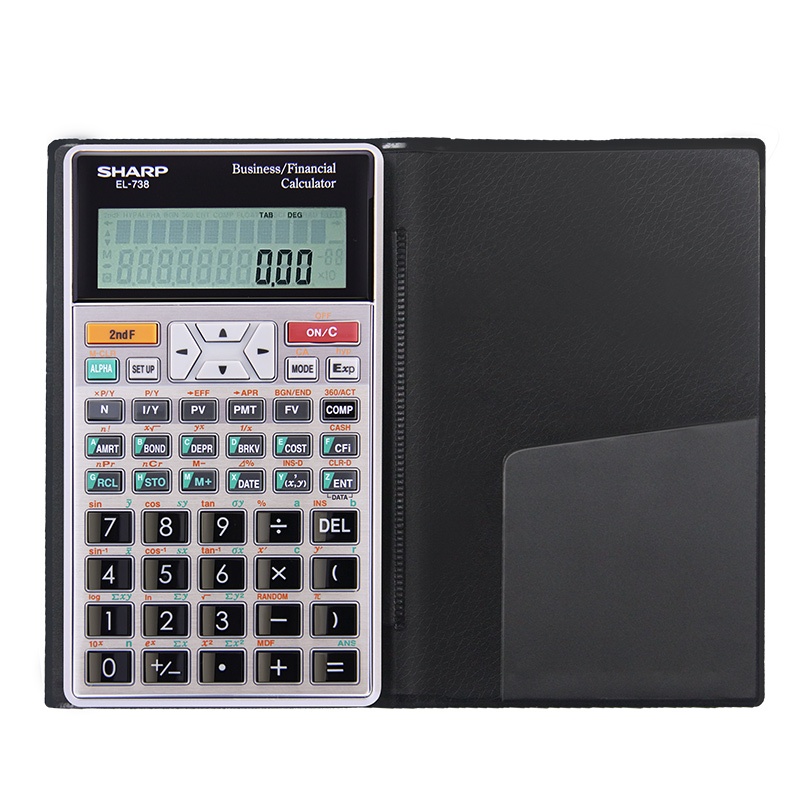 SHARP/夏普EL-738专业金融考试计算机财务计算器澳洲学生适用EL738