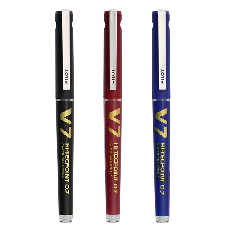 PILOT/百乐BXC-V7中性笔 0.7mm走珠笔可换墨胆水笔