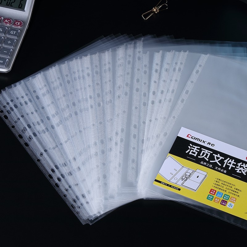齐心 EH035 活页替芯3.5C光面 A4 100PCS装
