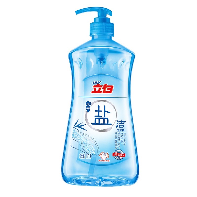 立白盐洁洗洁精大瓶1.1kg*1瓶 含矿物盐餐具清洁