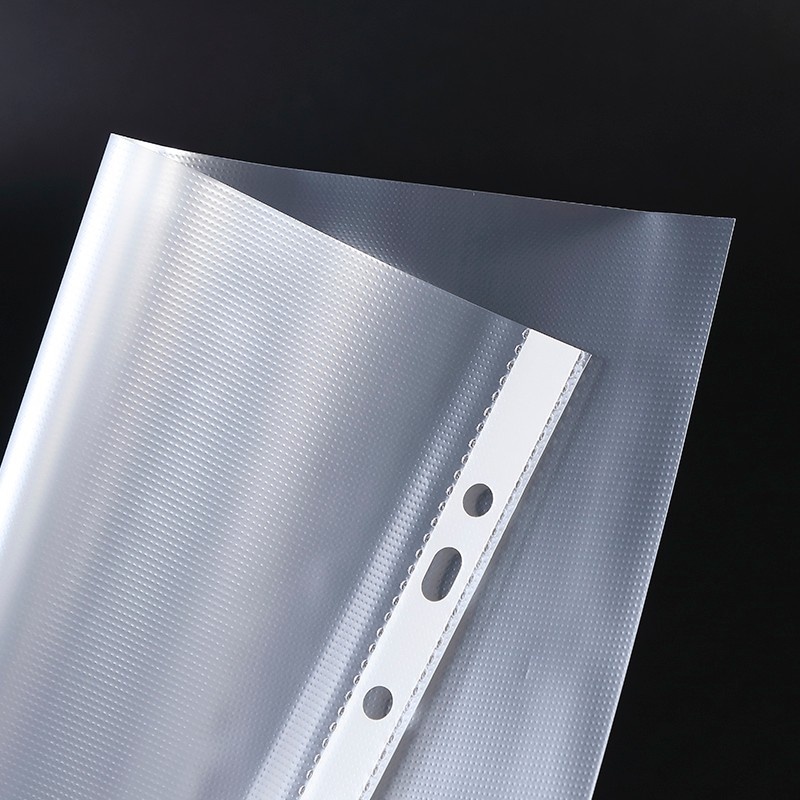齐心 EH303A-1 A4文件保护袋 11孔0.04mm 100个/套