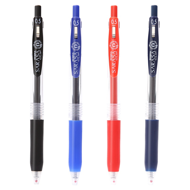 ZEBRA斑马JJ15按动中性笔签字水性笔0.5mm
