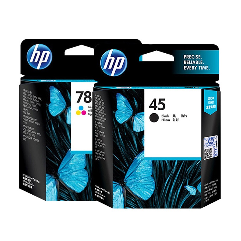 原装 惠普HP45墨盒 51645A黑色墨盒 hp710c 815C 1180C 128...