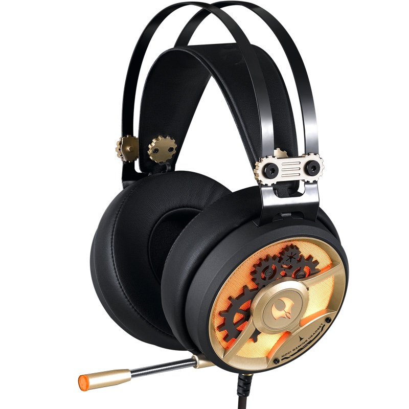 双飞燕 M660魔磁头戴式游戏耳机有线HIFI重低音电脑耳机带麦克风