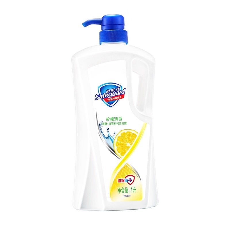 舒肤佳沐浴露纯白清香型男女滋润沐浴乳家庭装720ml/1000ml