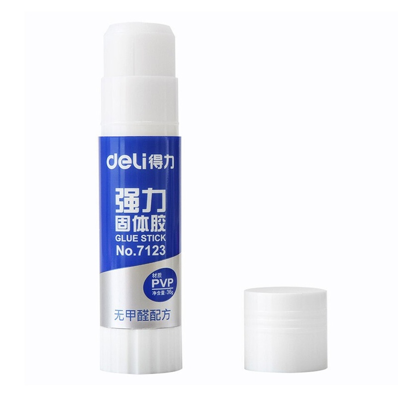 得力强力固体胶7123胶棒胶高强粘度36g