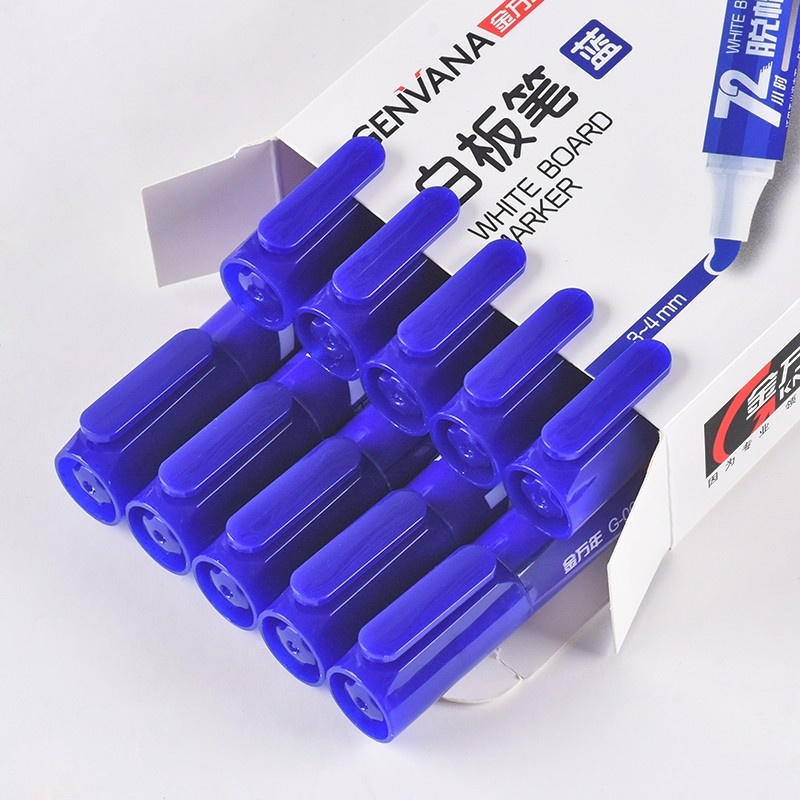 金万年G-0636软头大笔划72小时脱帽不干白板笔