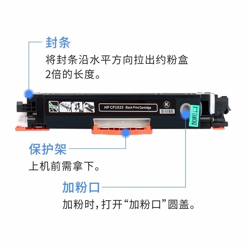 鼓王适用HP惠普CP1025硒鼓CE310A粉盒M176n M175A M177FW h...